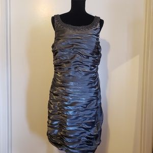 Cachet Metalic Bodycon Cocktail Dress